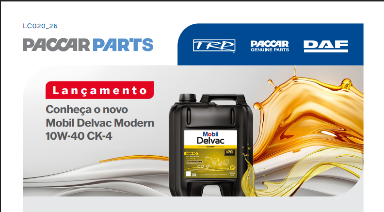 Conheça o novo Mobil Delvac Modern 10W-40 CK-4